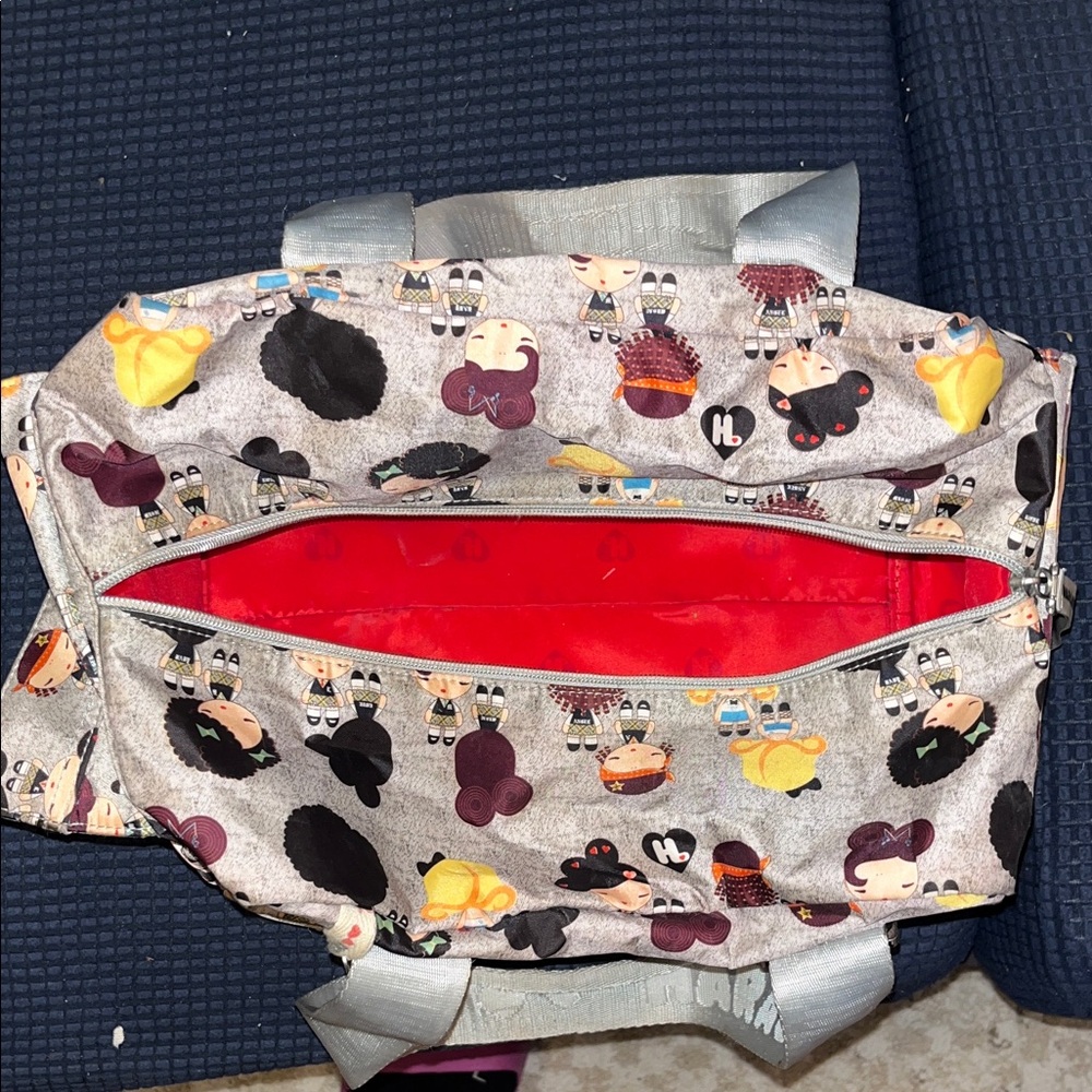 Harajuku Lovers Gray and Red Bag